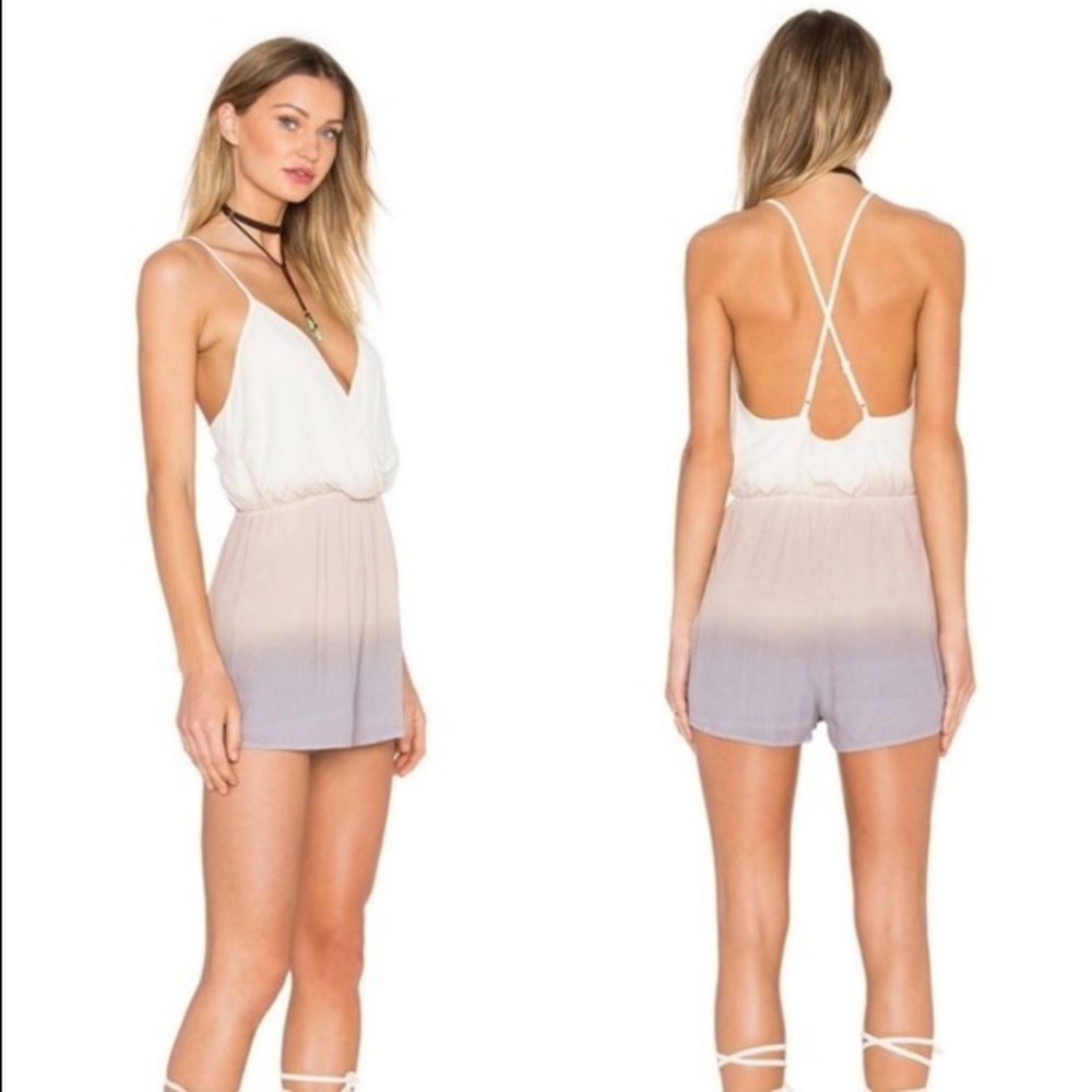 LOVERS + FRIENDS OMBRÉ ROMPER SIZE SMALL